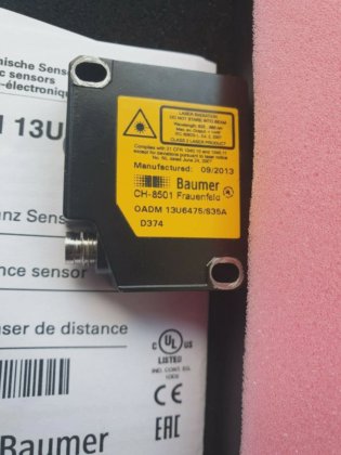 BAUMER OADM13U6575/S35A 光電センサ (BR6.3B4)