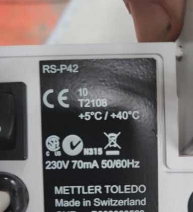梅特勒-托利多 RS-P42 天平秤打印机（BR1.3）