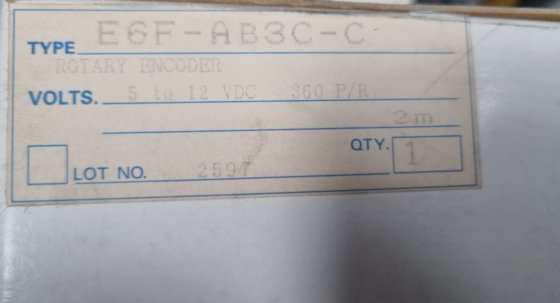 OMRON E6F-AB3C-C ROTERENDE ENCODER
