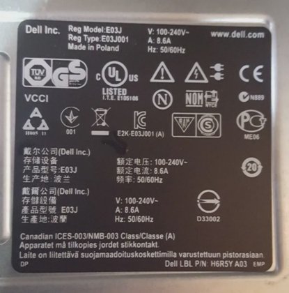 DELL E03J001 POWERWAVE MD1200 (br6.3)