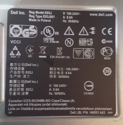 DELL E03J001 POWERWAVE MD1200 (br6.3)