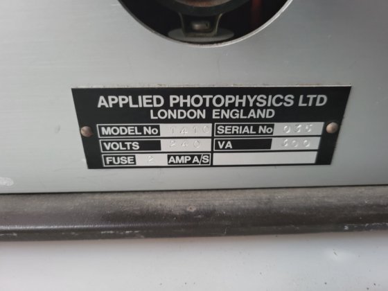 应用光物理 1410 弧光灯脉冲装置（电机架）