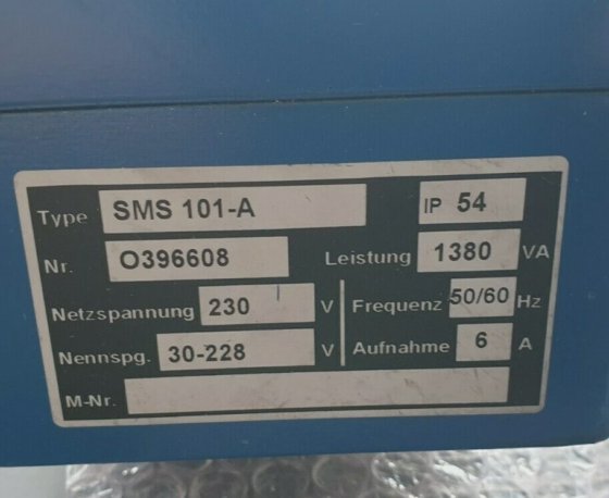 sortimat sms101-a 振动调节器控制器 (r5s8.3)