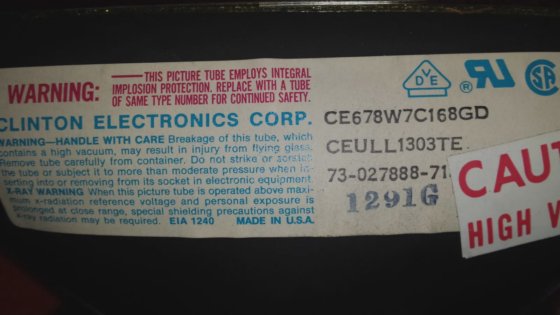 Dotronix BHD 700 7 "工业CRT显示器显示屏。联邦快递发货