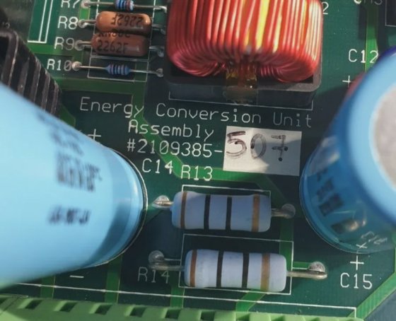 查看工程 2109380-515 Rev NC 接口副面板，带能量转换单元