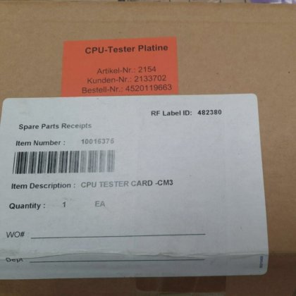 FETTE COMPATTANTI CPU-TESTER PLATINE D