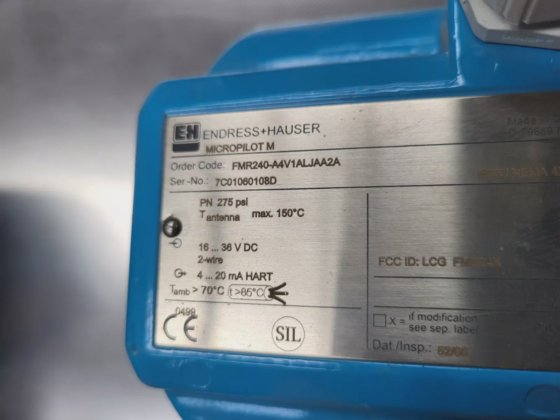 エンドレス＋ハウザー マイクロパイロットM FMR240-A4V1ALJAA2A レベルレーダー（RBD7.1）