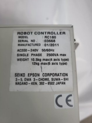 EPSON RC180 Robot Controller (RS2.4)