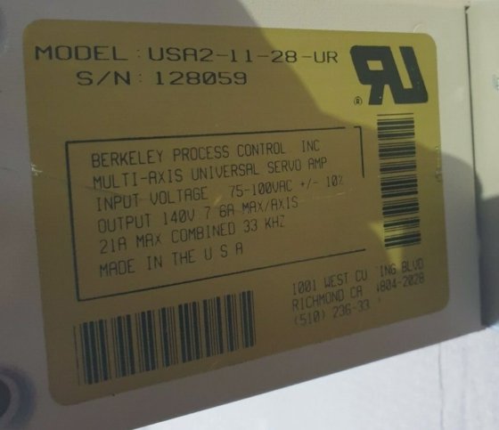 Berkeley Process Control USA2-11-28-UR多轴通用伺服放大器控制（B
