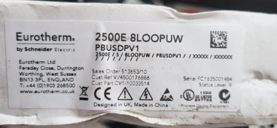 シュナイダー ユーロサーン 2500E-S-8LOOPUW PBUSDPV1 ループコントローラ