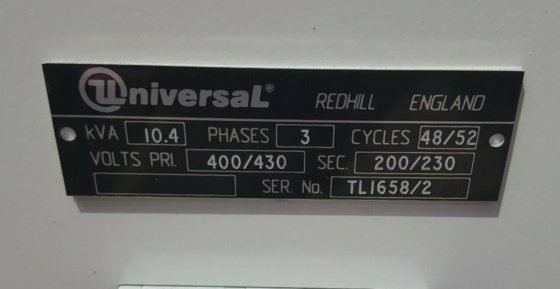 通用红山10.4千伏安3相变压器(rbd5.3)