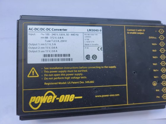 POWER-ONE LM3040-9 CONVERTIDOR C.A.C./C.C.C. (R6S2.5)