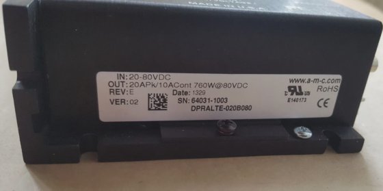 Advanced Motion DPRALTE-020B080 REV E