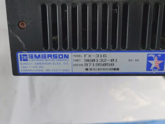 Emerson FX316 960132-01 B4/B4 定位伺服驱动器（BR6.3）
