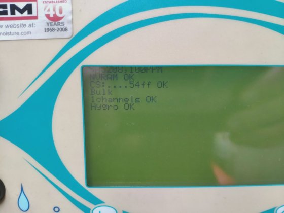 マナリティカルマイクロビュー水分データ表示湿度計