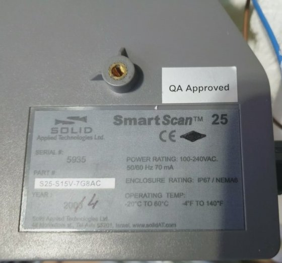 SOLID APPLIED TECHNOLOGIES SMARTSCAN 25
