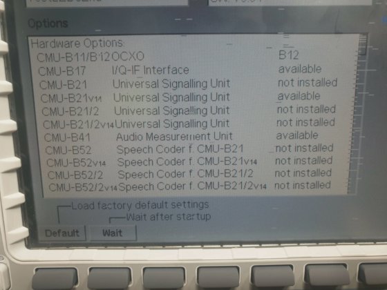 ローデ・シュワルツ cmu200 1100.0008.02 ユニバーサル ラジオ