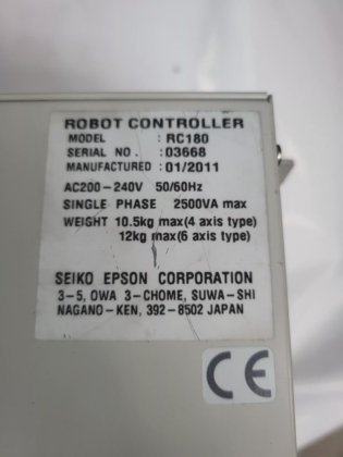 EPSON RC180 Robot Controller (RS2.4)