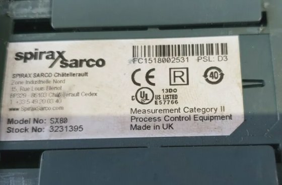 斯派莎克 SX80 温度控制器 (IN22S1B4)