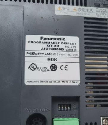 PANASONIC GT30 AIGT3300B VER 2.21