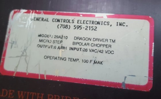 ゼネラルコントロールズ 29a210 ドライバー（br2.1b2）