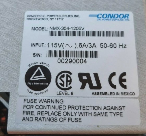 Condor NMX-354-1205V 交流/直流电源（RS2.2B3）