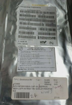 TPC electronics upd78f0883gb(a)-gaf-ax ic 数量：24