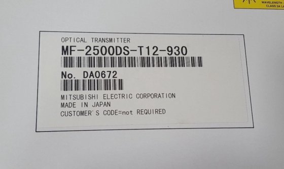 光送信機 三菱 MF-2500DS-T12-930 Fedex 発送