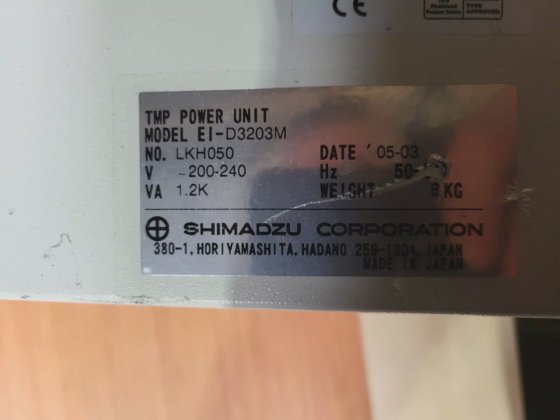 UNIDADE DE POTÊNCIA SHIMADZU EI-D3203M