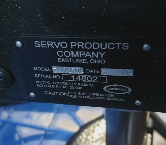 SERVO CONTROLS CO 7000