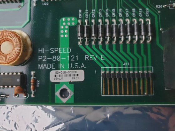 ハイスピードP2-80-121 REV Eサーキットボード（IN27S3）