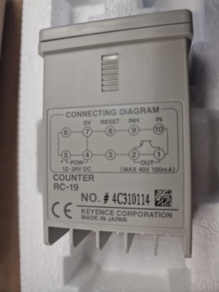 Keyence RC-19 计数器 FedEx 或