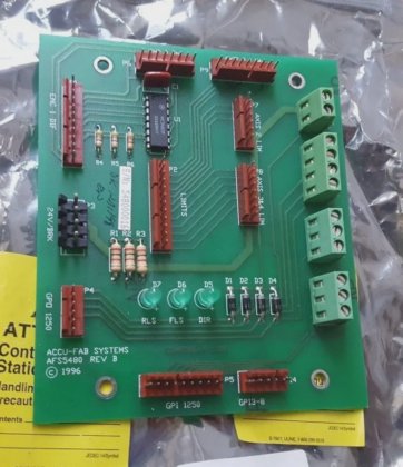 アキュファブシステムズAFS5480 REV B コネクタボード（BR2.3B23）