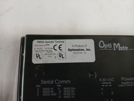 OPTIMATION OPTI MATE OM620 オペレータターミナル