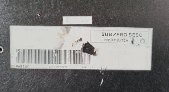 APPLIED MATERIALS SUB ZERO BESC
