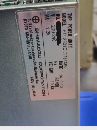 島津製作所 fti-2301d (t1)-d3r ポンプコントローラ (rs4.1)