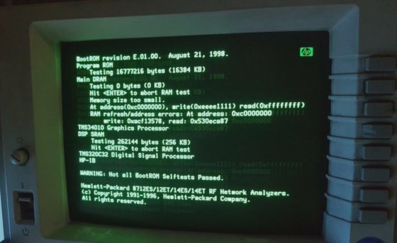 HP 8714ES RFネットワークアナライザ（RBD8.2）