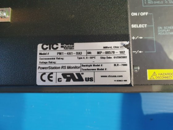 CTC Parker pm1-4a1-xa3 触摸屏（BR6.3）。