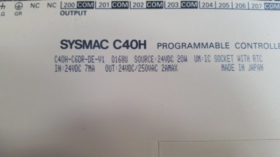 OMRON SYSMAC C40H-C60R-DE-V1 / WITH