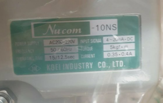 Koei Industry Nucom 10ns 电子控制执行器