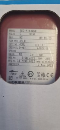 Horiba Stec 质量流量控制器 SEC-N114MGM.