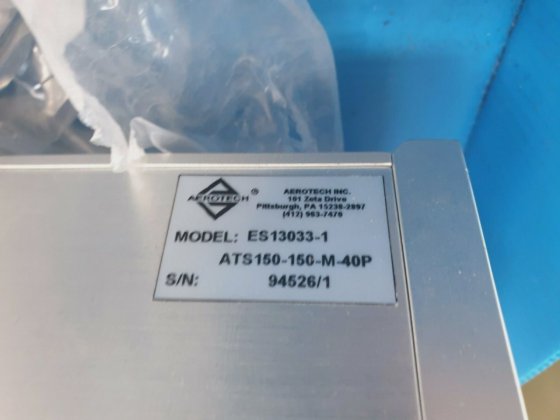 AEROTECH ATS150-150-M-40P螺杆驱动直线平台2件，交叉安装