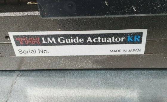 THK LM导引器 KR 74厘米行程，带Electrocraft E19-1