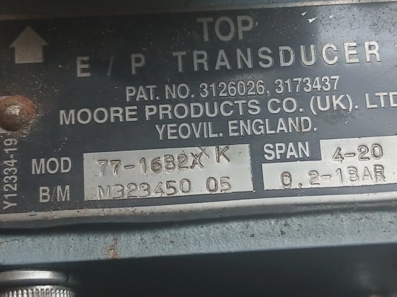 MOORE 77-16 77-16B2X TRANSDUTOR (BRA.1)