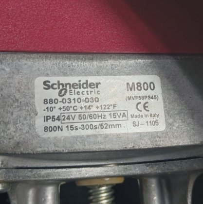 施耐德 M800 MVF58PS45 执行器 (BR4B.3B17)