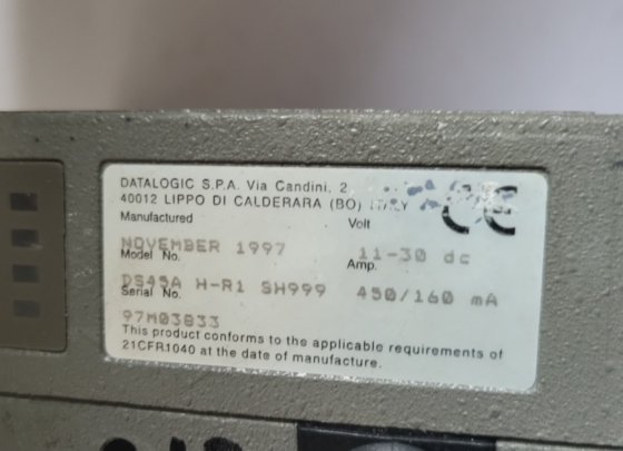 DATALOGIC DS45A-H-R1 条码扫描器（BR3.5B6）