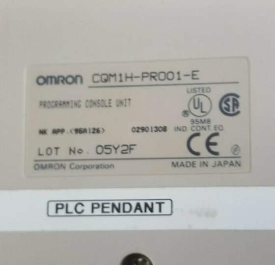 欧姆龙 CQM1H-PRO01-E 编程控制台单元 (IN20S1B2)