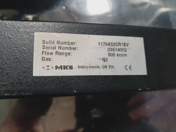 MKS MASS-FLOW CONTROLLER 1179A52CR1BV (IN37S3B4)
