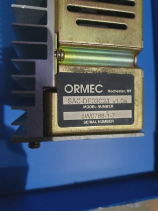 ORMEC SAC-DE03C2/I V1.0A DEシリーズ ACサーボドライブ（TROLLEYF.2)