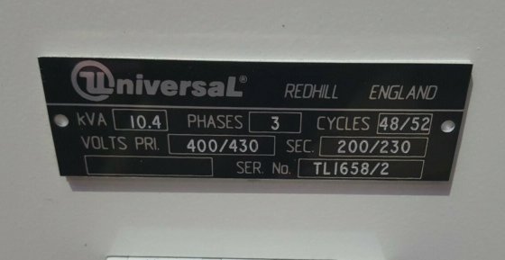 通用红山10.4千伏安3相变压器(rbd5.3)